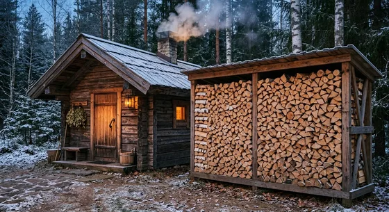 Укладка дров в Ноябрьске, переулок Тихий, 20Б